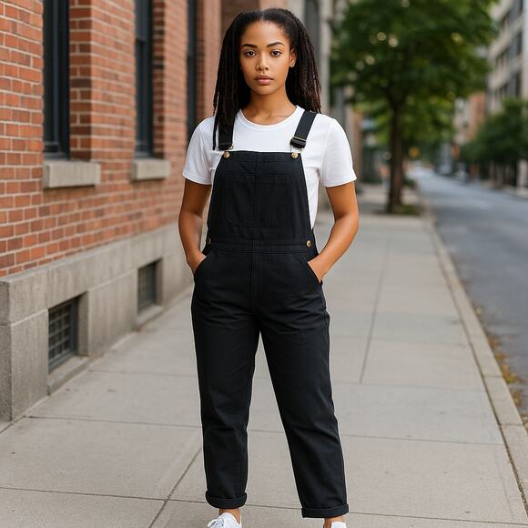 Toad & Co Cottonwood Bib Overalls Barnwood Vintage Organic Cotton Womens XS - Picture 1 of 6